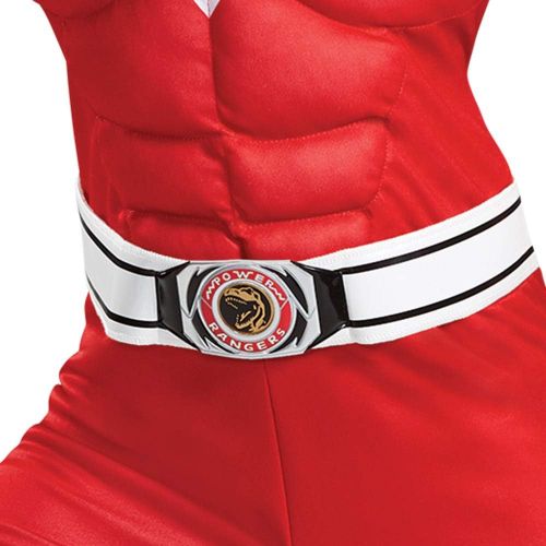  할로윈 용품Disguise Red Ranger Classic Muscle Child Costume, Red, Size/(4-6)