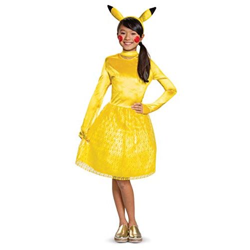  할로윈 용품Disguise Nintendo Pokemon Girls Pikachu Classic Costume