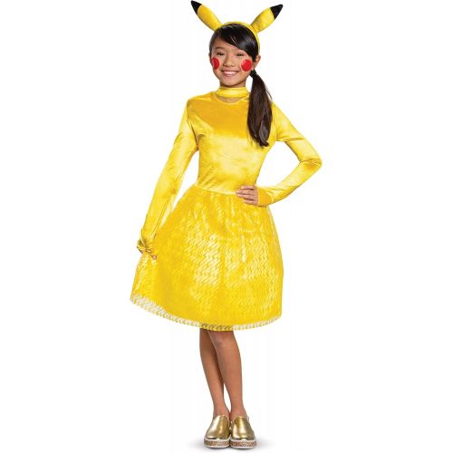  할로윈 용품Disguise Nintendo Pokemon Girls Pikachu Classic Costume