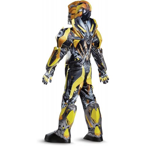  할로윈 용품Disguise Bumblebee Movie Prestige Costume, Yellow, Medium (7-8)