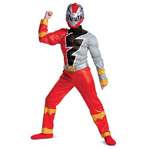  할로윈 용품Disguise Kids Power Rangers Dino Fury Red Ranger Costume