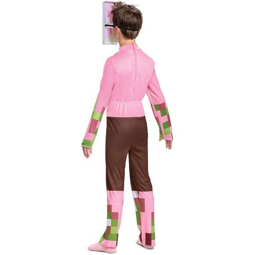  할로윈 용품Disguise Minecraft Costume Zombie Pigman Outfit for Kids, Halloween Minecraft Costumes