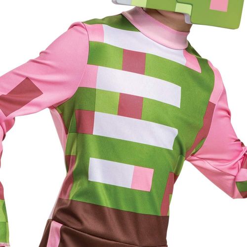  할로윈 용품Disguise Minecraft Costume Zombie Pigman Outfit for Kids, Halloween Minecraft Costumes