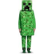 Disguise Creeper Deluxe Minecraft Costume, Green, Medium (7-8)