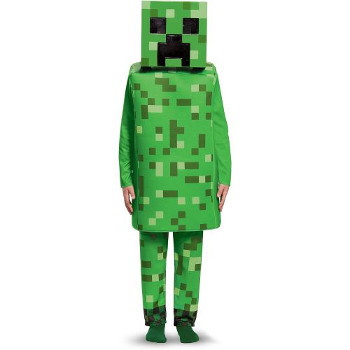  할로윈 용품Disguise Creeper Deluxe Minecraft Costume, Green, Medium (7-8)