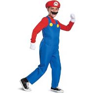 할로윈 용품Disguise Nintendo Mario Deluxe Boys Costume Red, M (7-8)