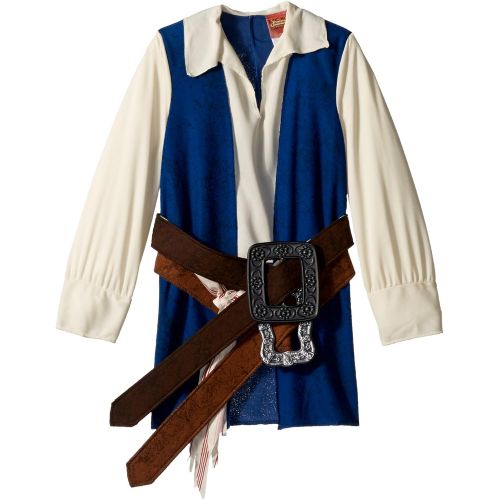  Disguise Disney Pirates of The Caribbean Captain Jack Sparrow Prestige Premium Boys Costume, Small4-6