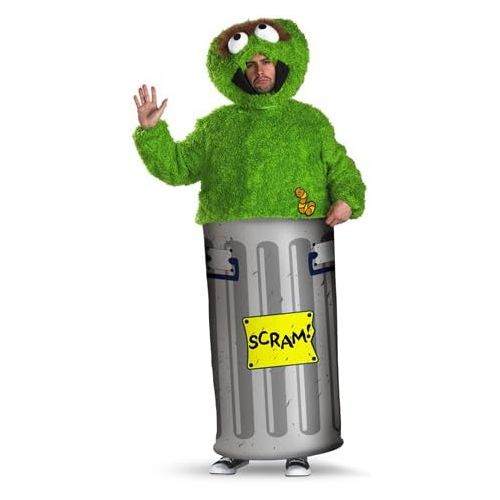  Disguise Oscar the Grouch Adult Costume - X-Large