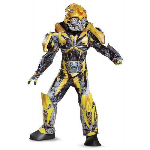  Disguise Bumblebee Movie Prestige Costume, Yellow, Medium (7-8)