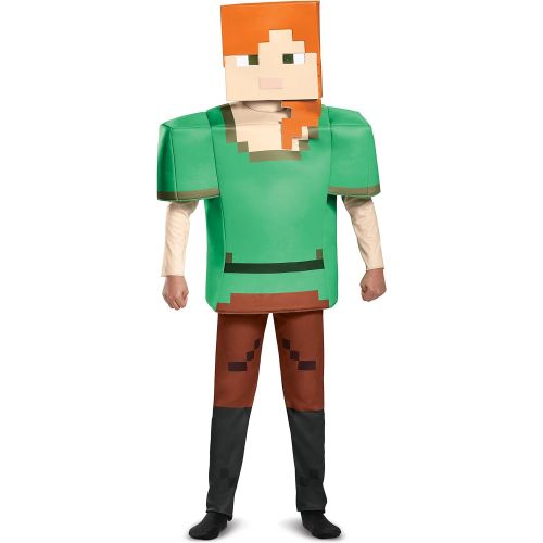  Disguise Alex Deluxe Minecraft Costume, Multicolor, Large (10-12)