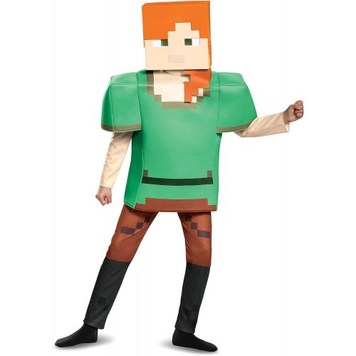  Disguise Alex Deluxe Minecraft Costume, Multicolor, Large (10-12)