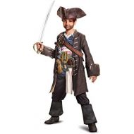 Disguise Disney POTC5 Captain Jack Sparrow Prestige Costume, Multicolor, Small (4-6)