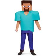 Disguise Steve Deluxe Minecraft Costume, Multicolor, Medium (7-8)
