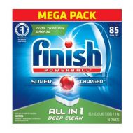 Dishwasher detergent Finish - All in 1-85ct - Dishwasher Detergent - Powerball - Dishwashing Tablets - Dish Tabs (5)