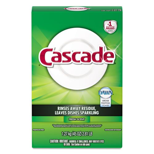  Dishwasher detergent Cascade 34034 Fresh Scent Automatic Dishwasher Detergent, 45 Ounces (Case of 12)