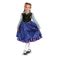 Disney's Disneys Frozen Anna Deluxe Girls Costume, 7-8