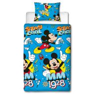 Disney,bassket.com Disney Princess,Mickey or Minnie Duvet Cover Set with Pillowcase Reversible for Boys or Girls Twin Size Bed (Disney Princess)