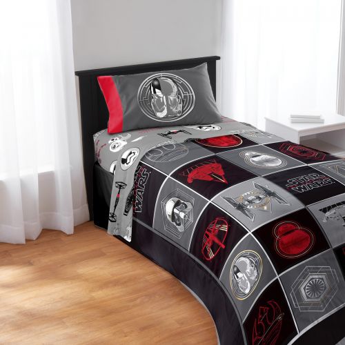 디즈니 Disney Lucas Star Wars Episode 8 The Last Jedi Twin Sheet Set, Kids Bedding