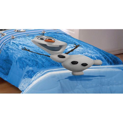 디즈니 Disney Frozen Olaf Made from Snow Reversible Full Size Comforter