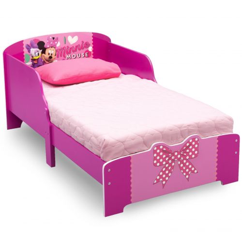 디즈니 Disney Minnie Mouse Wood Toddler Bed by Delta Children