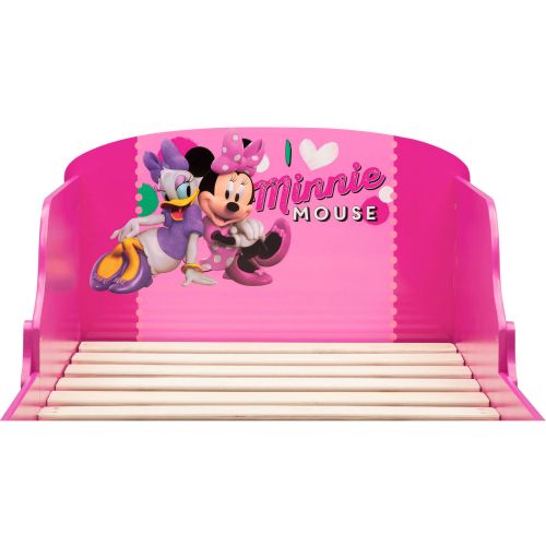 디즈니 Disney Minnie Mouse Wood Toddler Bed by Delta Children
