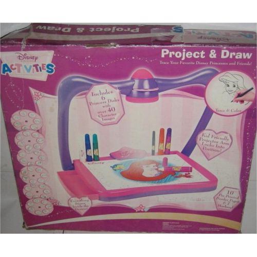 디즈니 Disney Princess The Little Mermaid Project & Draw Trace Color Vintage Toy Play Set