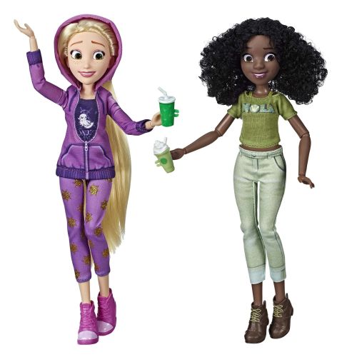 디즈니 DISNEY PRINCESS Disney Princess Ralph Breaks the Internet Movie Dolls, Rapunzel and Tiana