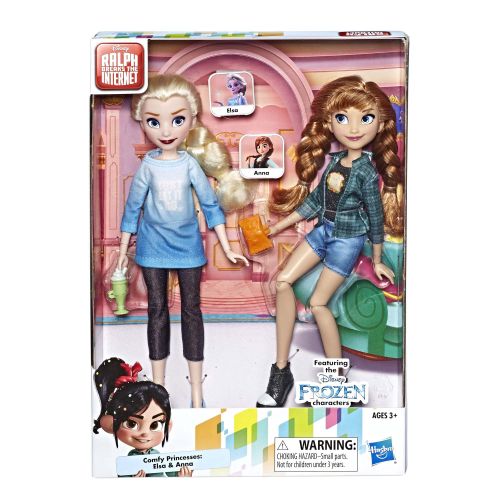 디즈니 DISNEY PRINCESS Disney Princess Ralph Breaks the Internet Movie Dolls, Elsa and Anna