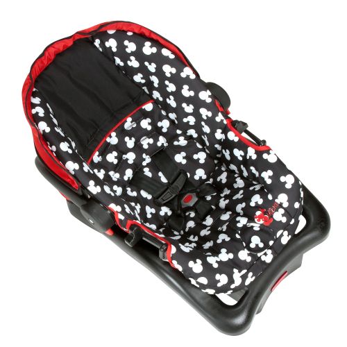 디즈니 Disney Baby Light n Comfy 22 Luxe Infant Car Seat, Mickey Silhouette