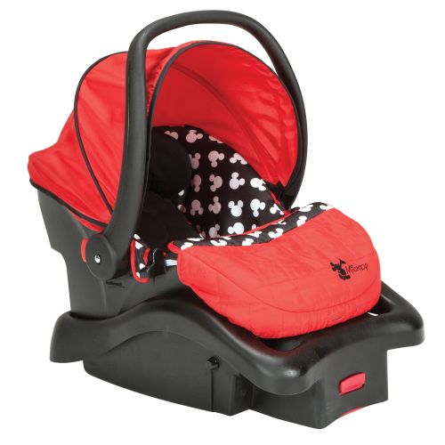 디즈니 Disney Baby Light n Comfy 22 Luxe Infant Car Seat, Mickey Silhouette