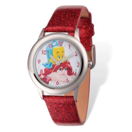 디즈니 Disney Kids Princess Ariel and Flounder Tween Watch by Disney