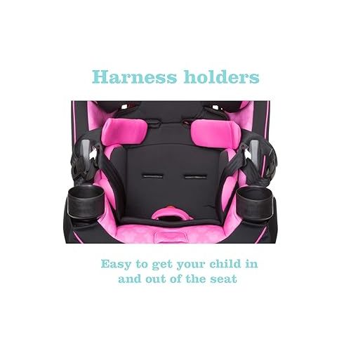 디즈니 Disney Baby Grow and Go All-in-One Convertible Car Seat, Rear-facing 5-40 pounds, Forward-facing 22-65 pounds, and Belt-positioning booster 40-100 pounds, Simply Minnie