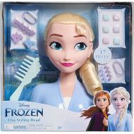 Disney 2 Elsa Styling Head, 18-Pieces Include Wear and Share Accessories, Blonde, Hair Styling for Kids, Officially Licensed Kids Toys for Ages 3 Up by Just Play