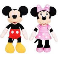 Disney Junior Mickey Mouse and Minnie Mouse Beanbag Plushie 2-Pack Stuffed Animals