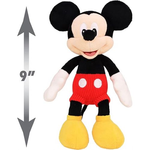 디즈니 Disney Junior Mickey Mouse and Minnie Mouse Beanbag Plushie 2-Pack Stuffed Animals