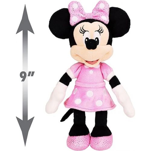 디즈니 Disney Junior Mickey Mouse and Minnie Mouse Beanbag Plushie 2-Pack Stuffed Animals