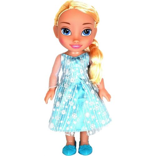 디즈니 Disney 039897989211 Frozen Elsa Toddler Doll, Blue