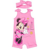 Disney Minnie Mouse Winnie the Pooh Lion King Lilo & Stitch Simba Romper and Headband Newborn to Toddler