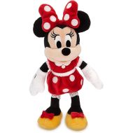 Disney Minnie Mouse Plush - Red - Mini Bean Bag - 9½ Inches, Iconic Toy Character in Red Polka Dot Dress and Bow, Features Structured Ears and Embroidered Details, Suitable for All Ages 0+ Toy Figure