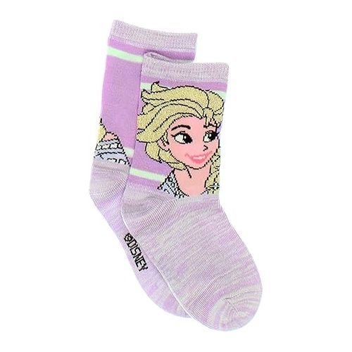 디즈니 Disney Frozen Girls Toddler Multi Pack Socks Set