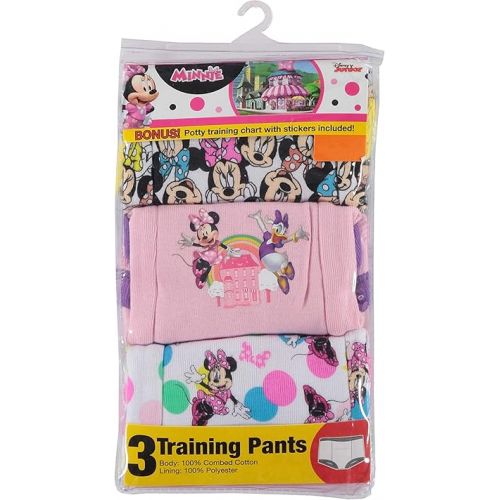 디즈니 Disney Girls' Minnie Mouse Potty Training Pants and Starter Kit with Stickers & Tracking Chart in Sizes 18m, 2t, 3t, 4t