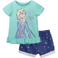 Disney Princess T-Shirt and French Terry Shorts Outfit Set Infant to Big Kid