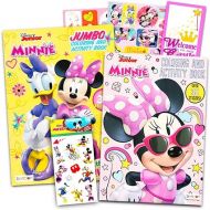 Disney Minnie Mouse Coloring Book Set with Stickers - 2 Deluxe Coloring Books and Minnie Stickers