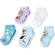 Disney Girls' Frozen 5 Pack Shorty Socks