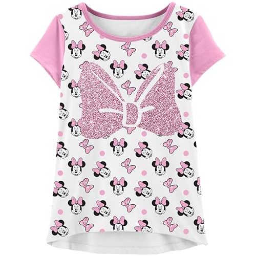 디즈니 Disney Minnie Mouse T-Shirt (Sets) Daisy Duck Graphic Outfit Tee Infant Little Baby Toddlers Birthday to Girls Clothes