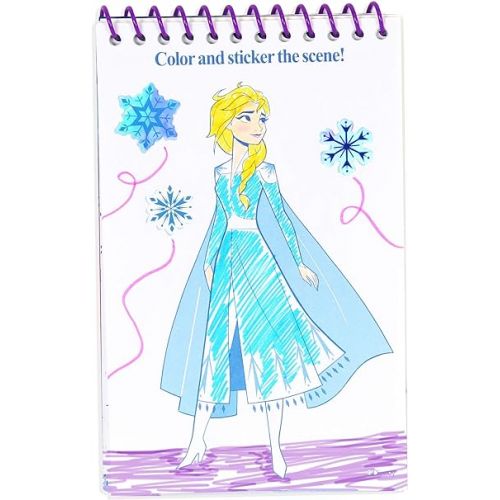 디즈니 Tara Toys Frozen 2 Enchanted Activity Tote - Ultimate Princess Adventure Bag with Coloring Books, Stickers, and Craft Supplies, Travel-Friendly Set for Little Artists, Imaginative Play, Ages 3+