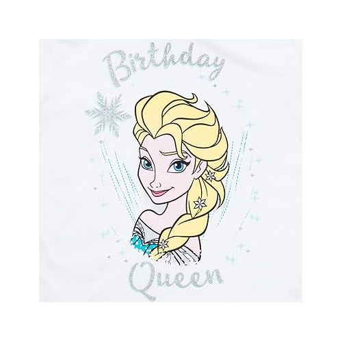 디즈니 Disney Junior Birthday Girls T-Shirt Toddler to Big Kid Sizes (2T - 14-16)