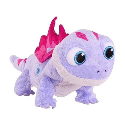 디즈니 Disney Frozen 2 Walk & Glow Bruni The Salamander, Lights and Sounds Stuffed Animal, Officially Licensed Kids Toys for Ages 3 Up by Just Play