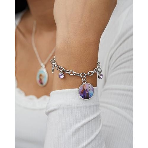 디즈니 Disney Frozen Charm Bracelet Charm Bracelet with Frozen Charms - Frozen Jewelry Jewelry for Women