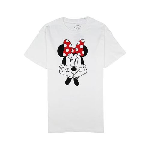 디즈니 Disney Womens Minnie Mouse Relaxed Fit Tee